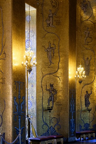 Hôtel de ville de Stockholm​ - La « Salle dorée »