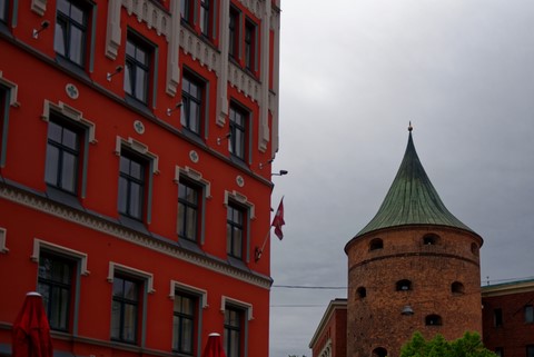 Lettonie - Riga - La tour de la poudre du 14 ème siécle