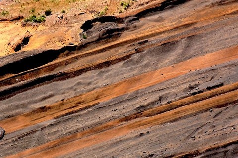 Couches de rochers